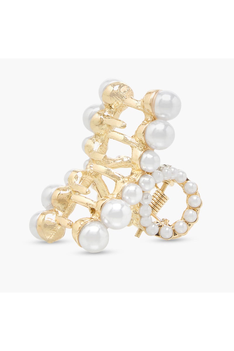 LIFESTYLE Metal Embellished Hair Clamp - Image 4